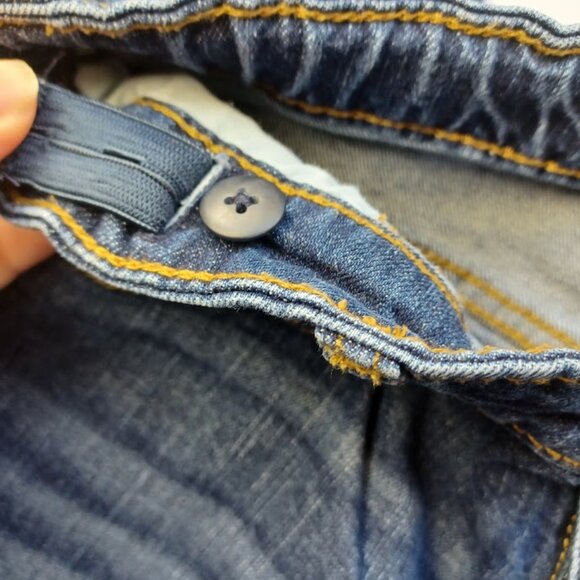 Cat & Jack Boy's Bootcut Medium Wash Jeans - Size 16 -EUC - Picture 3 of 8